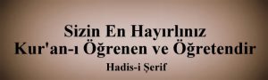 Kuran Hadis (1)